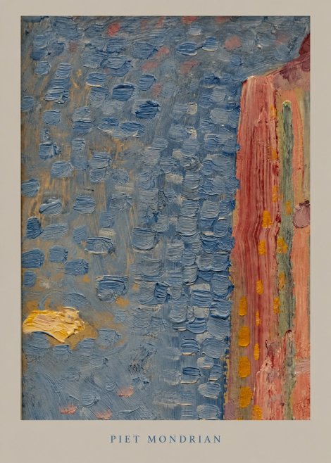 Piet Mondrian Façade in Sunlight No6 - Poster