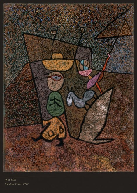 Paul Klee Traveling Circus, 1937 No6 - Poster