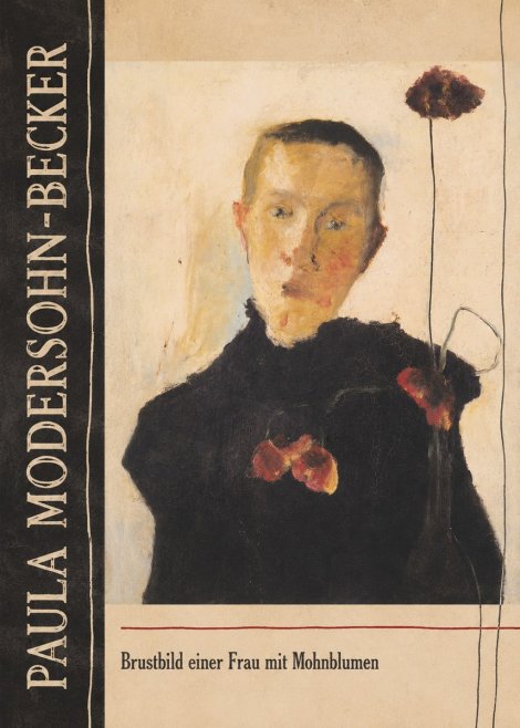Paula Modersohn-Becker Brustbild Einer Frau Mit Mohnblumen No2 - Poster