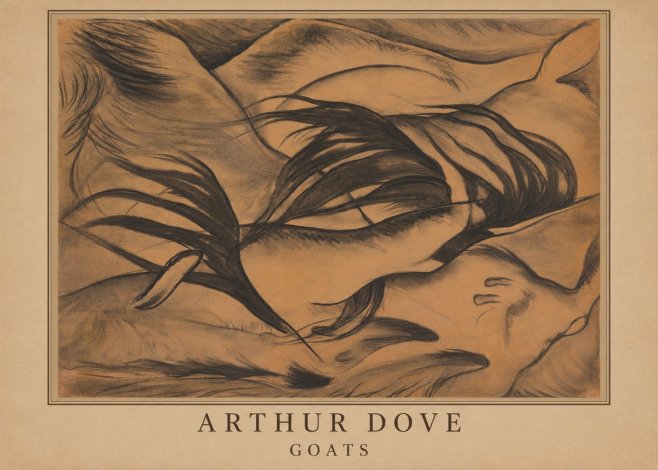 Arthur Dove Goats No3 - Poster