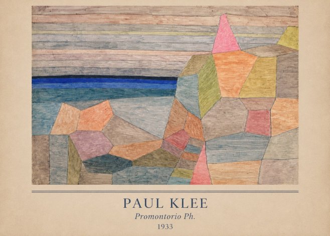 Paul Klee Promontorio Ph. No3 - Poster