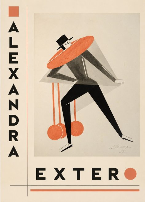Alexandra Exter Constructivist Figure No3 - Poster