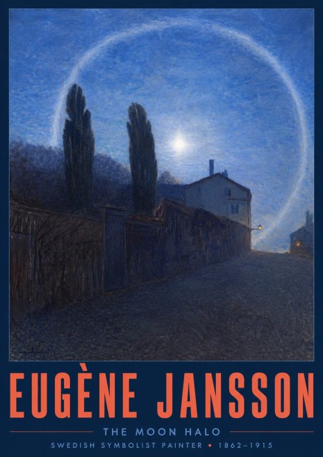Eugène Jansson The Moon Halo No2 - Poster