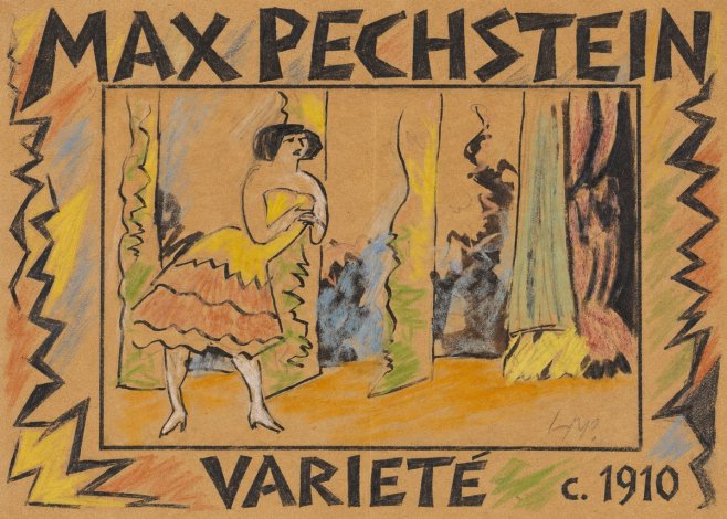 Max Pechstein Varieté No1 - Poster