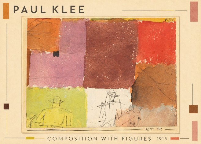Paul Klee Composition with Figures II No1 - Poster