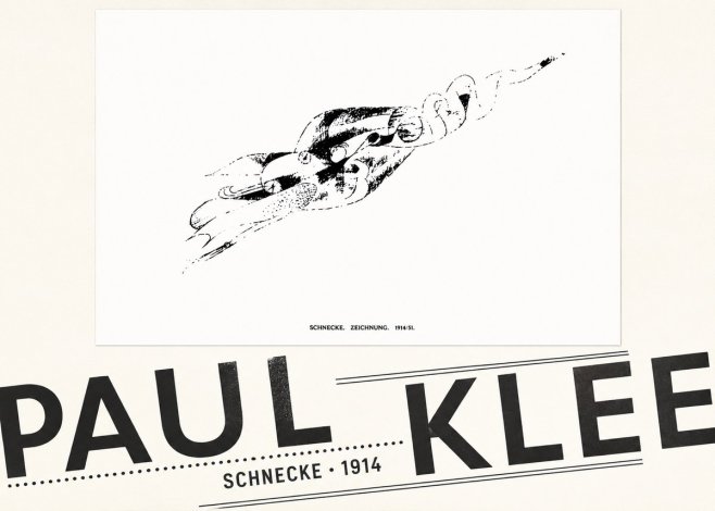 Paul Klee Schnecke No5 - Poster