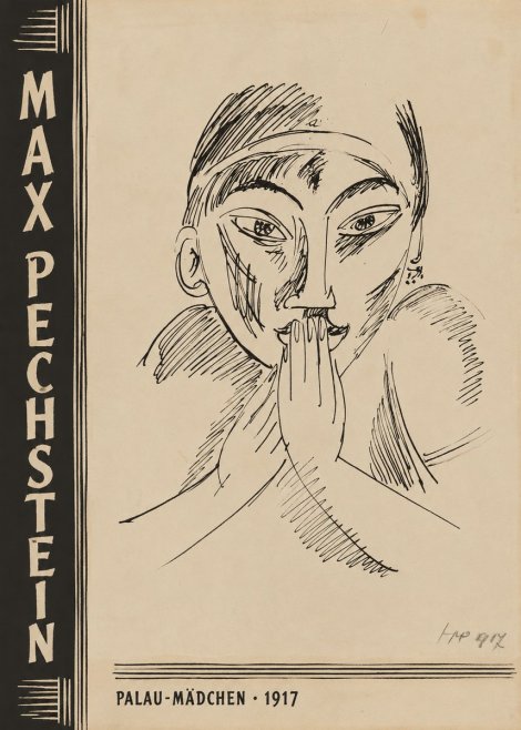 Max Pechstein Palau-mädchen No3 - Poster
