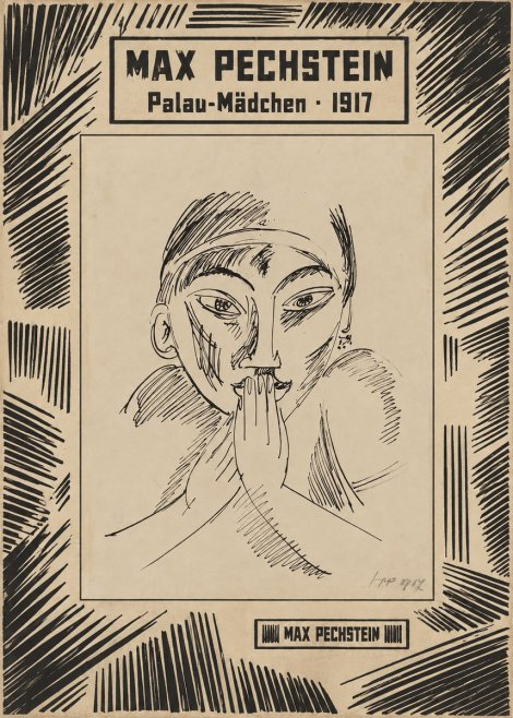 Max Pechstein Palau-mädchen No6 - Poster