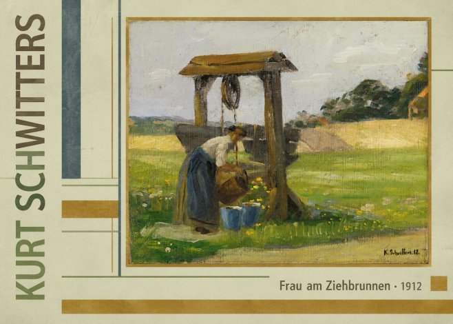Kurt Schwitters Frau Am Ziehbrunnen No2 - Poster