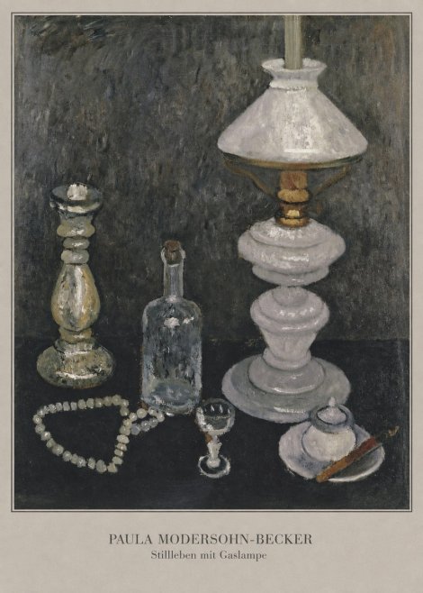 Paula Modersohn-Becker Stillleben Mit Gaslampe No6 - Poster
