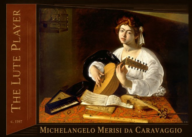 Michelangelo Merisi da Caravaggio The Lute Player No2 - Poster