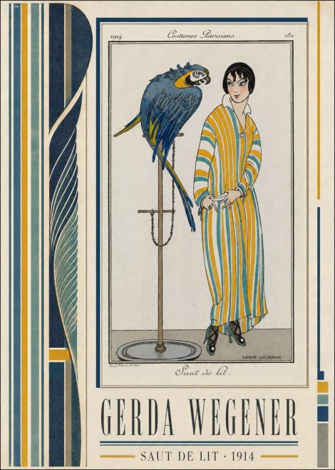Gerda Wegener Saut De Lit 1914 No2 - Poster