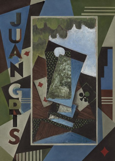 Juan Gris Playing Cards and a Siphon No2 - Poster