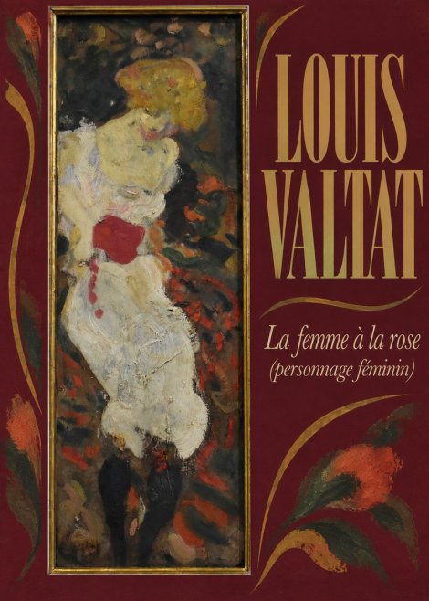 Louis Valtat La Femme À La Rose (Personnage Féminin) No4 - Poster
