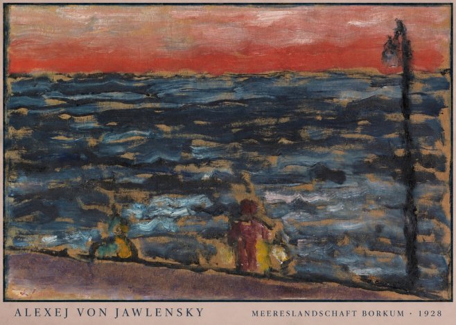 Alexej von Jawlensky Meereslandschaft Borkum No6 - Poster