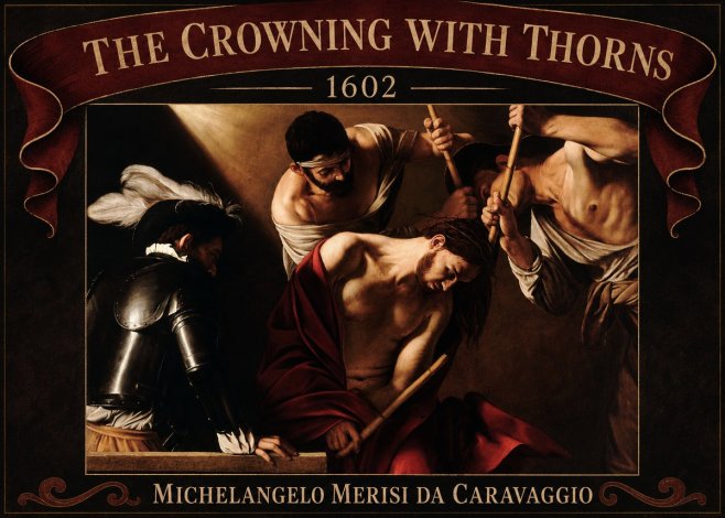 Michelangelo Merisi da Caravaggio The Crowning with Thorns II No4 - Poster