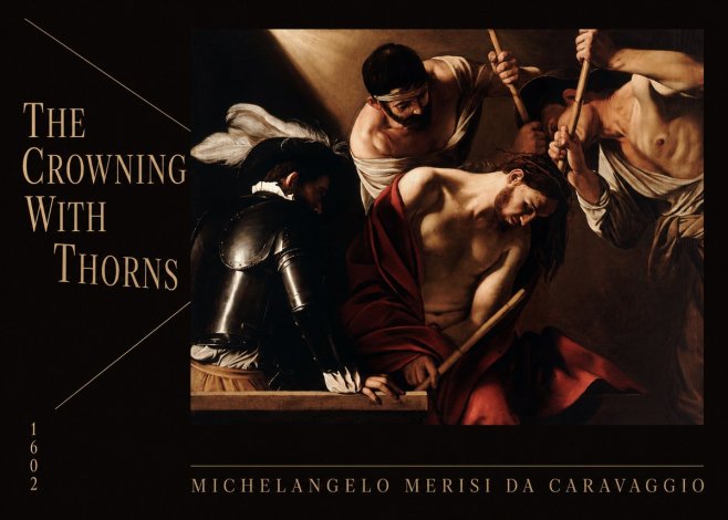 Michelangelo Merisi da Caravaggio The Crowning with Thorns II No6 - Poster