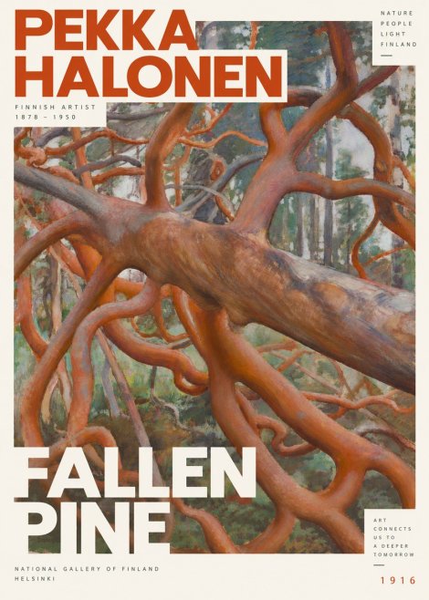 Pekka Halonen Fallen Pine No6 - Poster