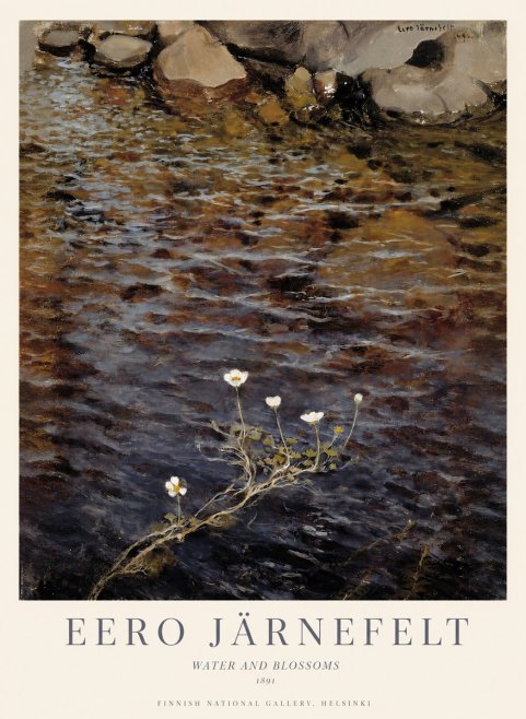 Eero Järnefelt Water and Blossoms No1 - Poster