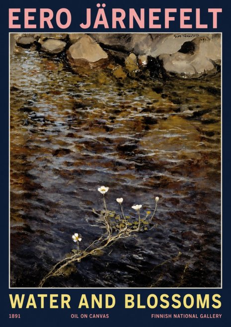 Eero Järnefelt Water and Blossoms No2 - Poster