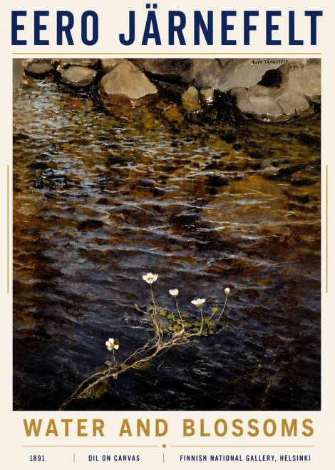 Eero Järnefelt Water and Blossoms No6 - Poster