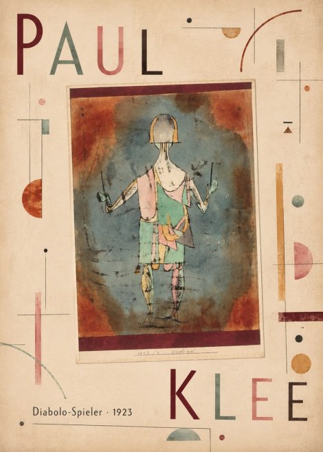 Paul Klee Diabolo-spieler No4 - Poster