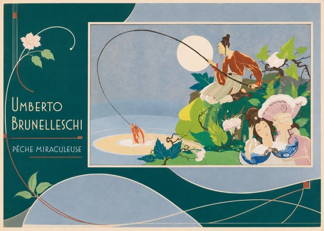 Umberto Brunelleschi Pêche Miraculeuse No2 - Poster
