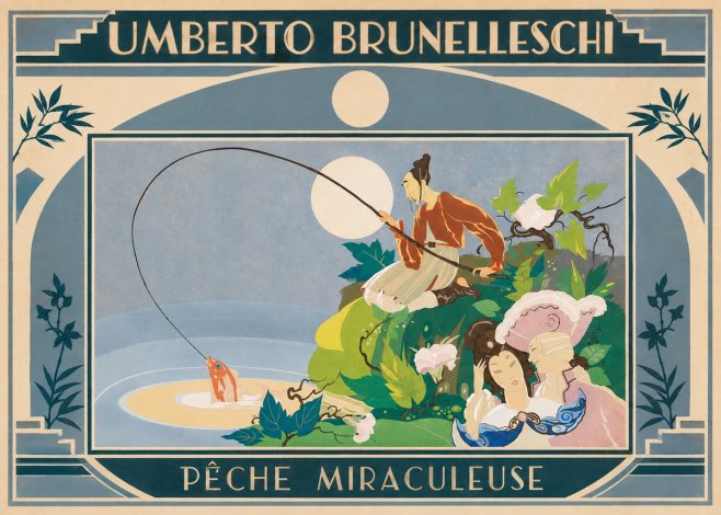 Umberto Brunelleschi Pêche Miraculeuse No4 - Poster