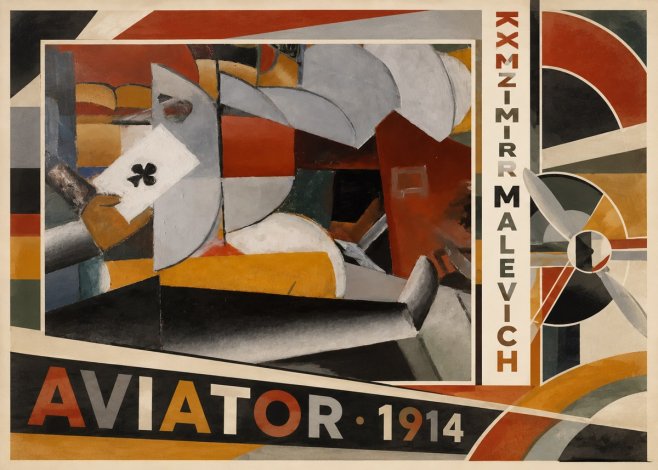 Kazimir Malevich Aviator No4 - Poster