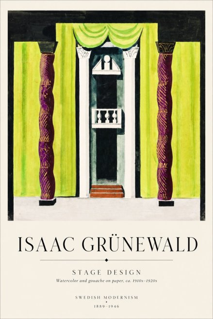 Isaac Grünewald Stage Set Design No2 - Poster