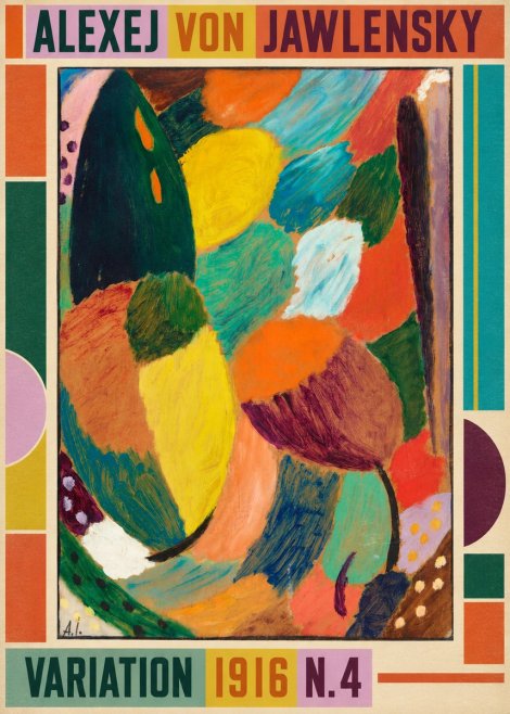 Alexej von Jawlensky Variation 1916 N.4 No2 - Poster