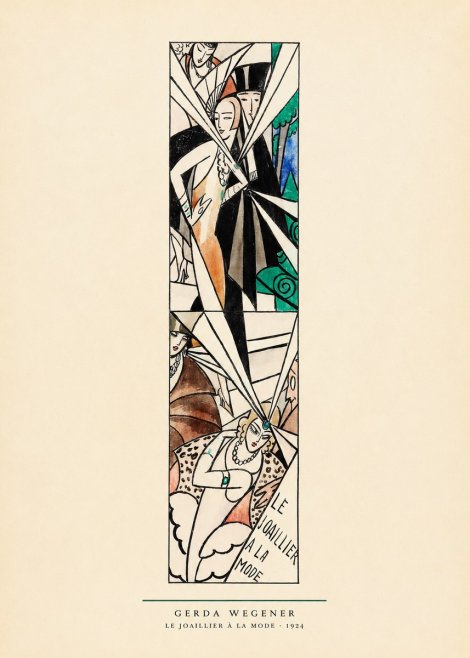 Gerda Wegener Le Joaillier À La Mode No6 - Poster