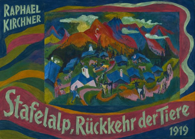 Raphael Kirchner Stafelalp, Rückkehr Der Tiere No6 - Poster