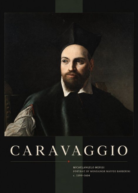 Michelangelo Merisi da Caravaggio Portrait of Monsignor Maffeo Barberini No4 - Poster