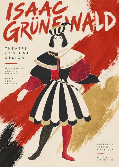 Isaac Grünewald Costume Design XI No3 - Poster