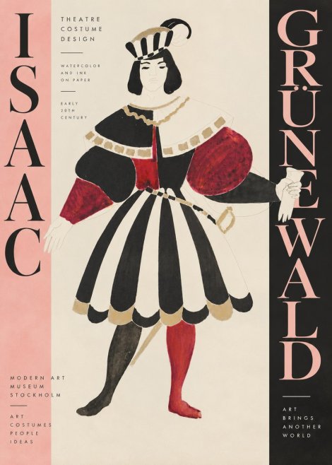 Isaac Grünewald Costume Design XI No4 - Poster