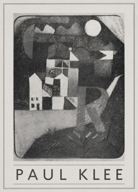 Paul Klee Village in the Mountains No5 - Poster
