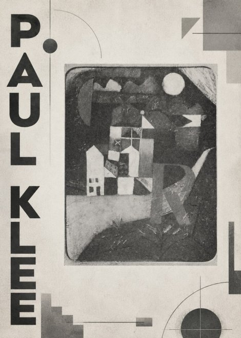 Paul Klee Village in the Mountains No6 - Poster
