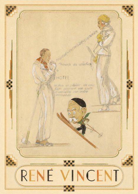 René Vincent Ttailleur-chemisier-couturier No6 - Poster