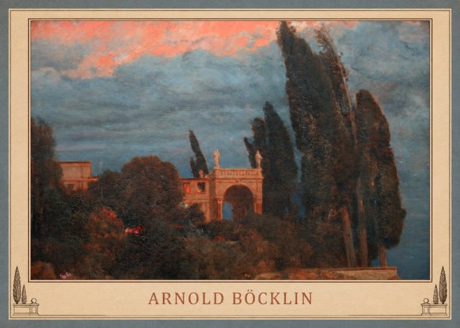 Arnold Böcklin Roman Villa No4 - Poster