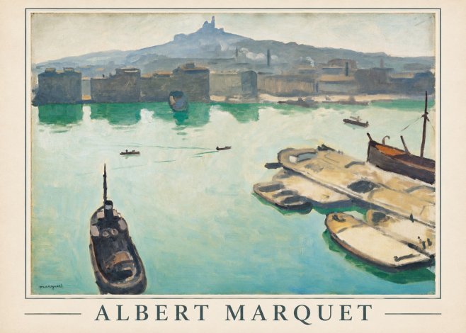 Albert Marquet Port of Marseille No1 - Poster