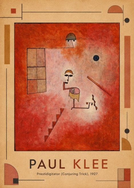 Paul Klee Prestidigitator (Conjuring Trick), 1927 No1 - Poster