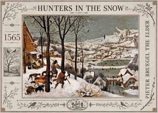 Pieter Bruegel Hunters in the Snow No2 - Poster