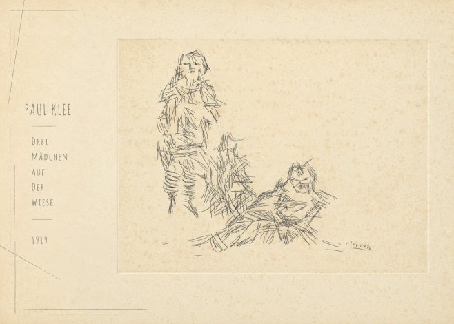 Paul Klee Drei Mädchen Auf D. Wiese No5 - Poster