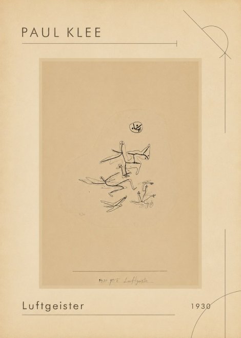 Paul Klee Luftgeister No1 - Poster