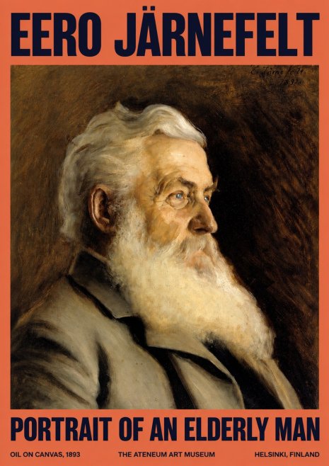 Eero Järnefelt Portrait of an Elderly Man No2 - Poster
