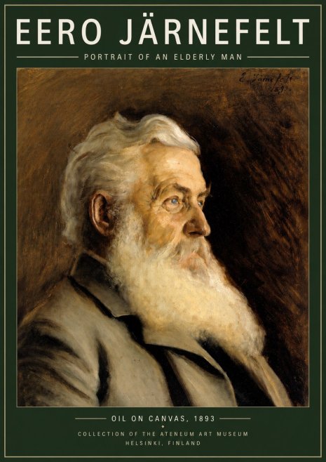 Eero Järnefelt Portrait of an Elderly Man No3 - Poster