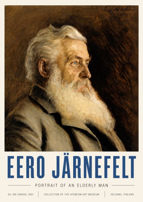 Eero Järnefelt Portrait of an Elderly Man No6 - Poster