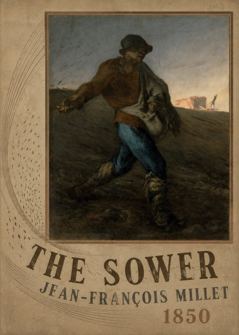 Jean-François Millet The Sower II No2 - Poster