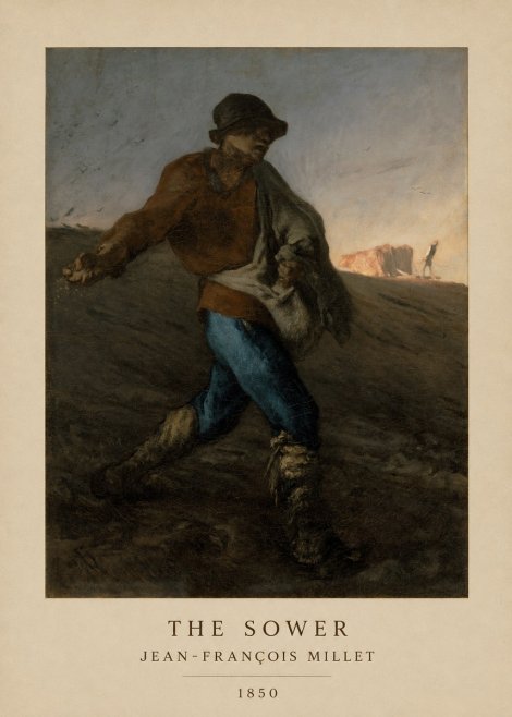 Jean-François Millet The Sower II No6 - Poster
